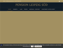 Tablet Screenshot of pension-leipzig-sued.de
